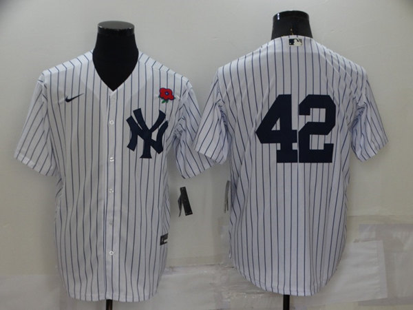 Men's New York Yankees #42 Mariano Rivera White Cool Base Stitched Baseball Jersey